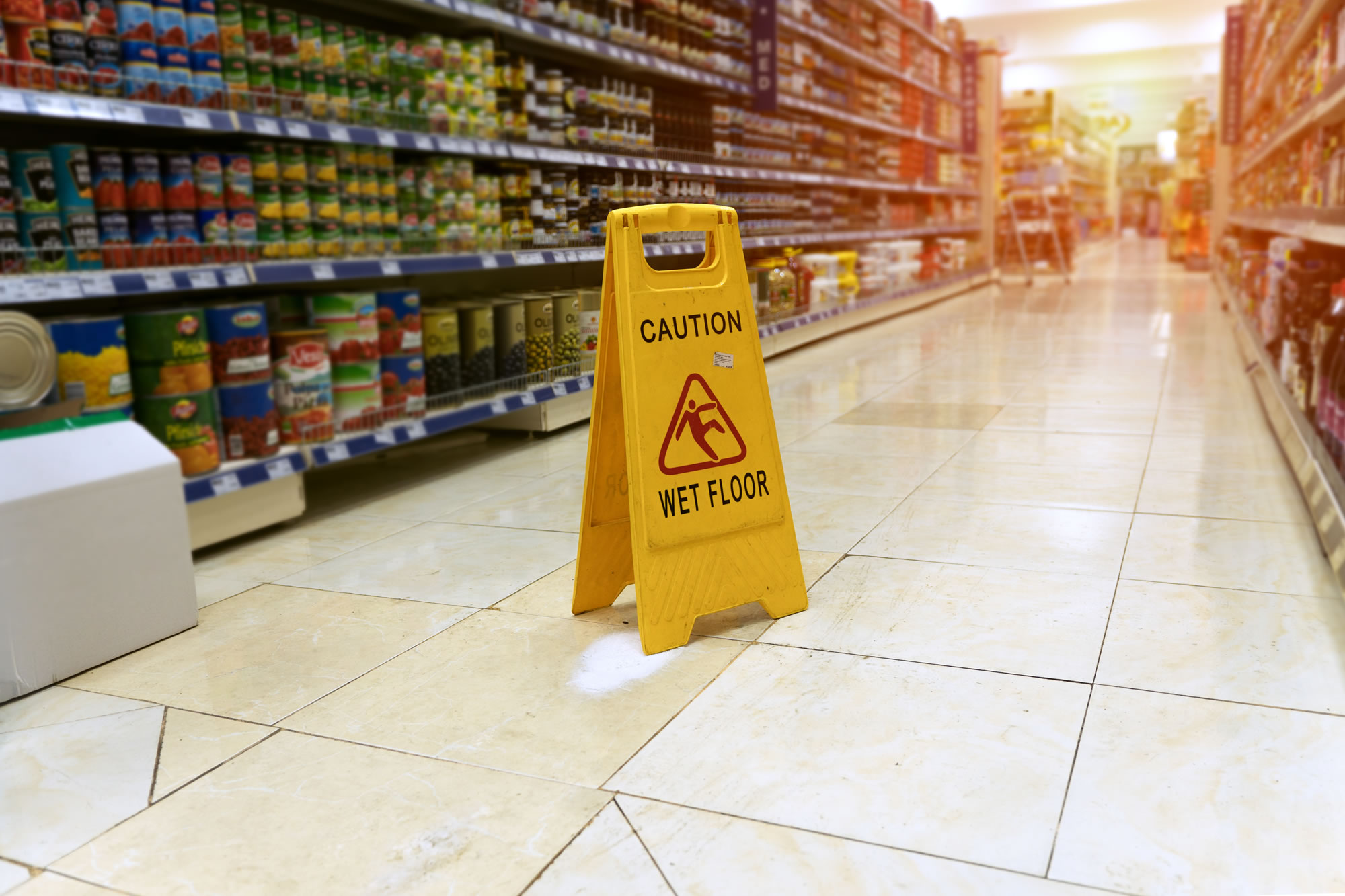 Slips, Trips & Falls in supermarkets, shops and shopping centres in Cardiff