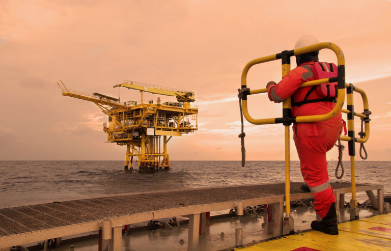cardiff oil rig worker's compensation for injuries caused by accidents at work